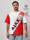Мужская футболка оверсайз / FC AJAX AMSTERDAM / ФК АЯКС