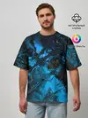 Мужская футболка оверсайз / Nu abstracts art