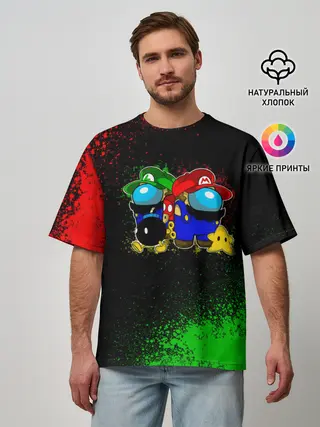 Мужская футболка оверсайз / Among Us