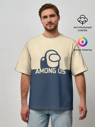 Мужская футболка оверсайз / Among Us