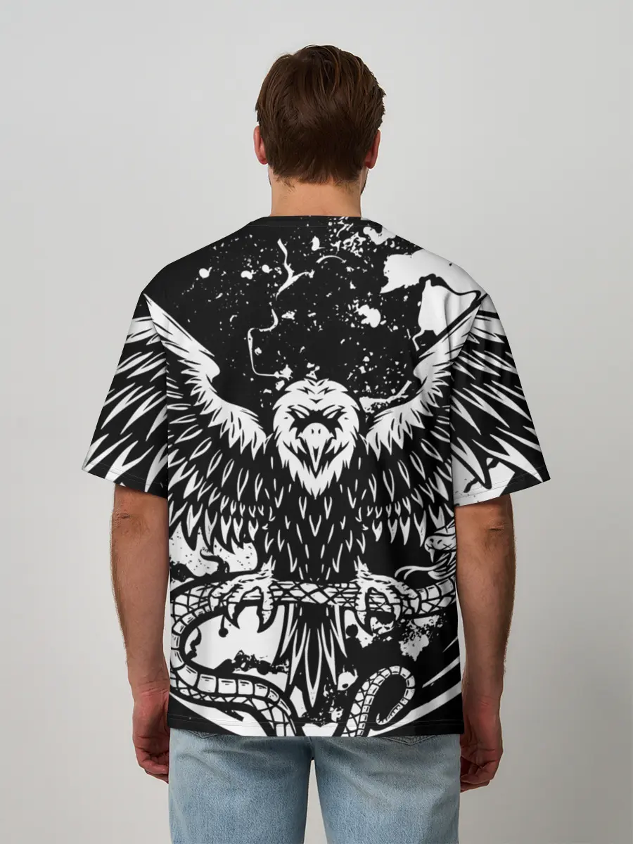 Мужская футболка оверсайз / Bring Me the Horizon