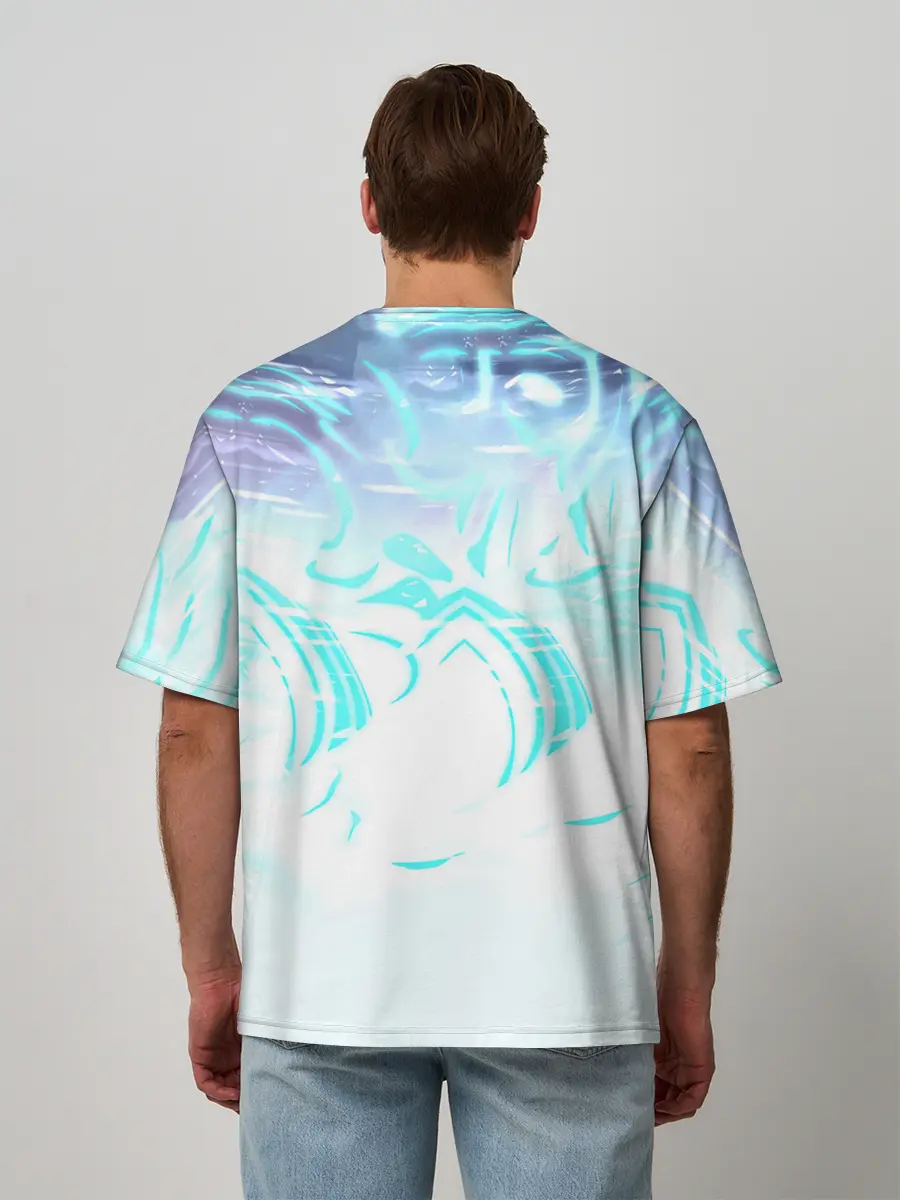 Мужская футболка оверсайз / Рэндзи Абараи Блич