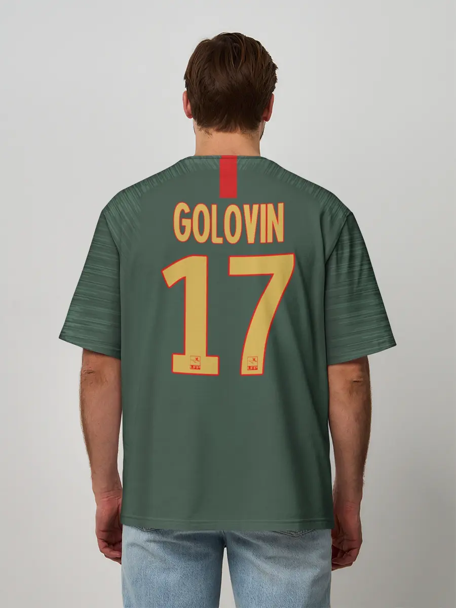 Мужская футболка оверсайз / Golovin away 18-19