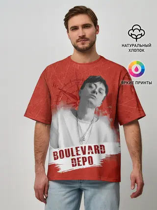 Мужская футболка оверсайз / Boulevard depo