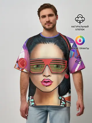 Мужская футболка оверсайз / СтильНая Девушка