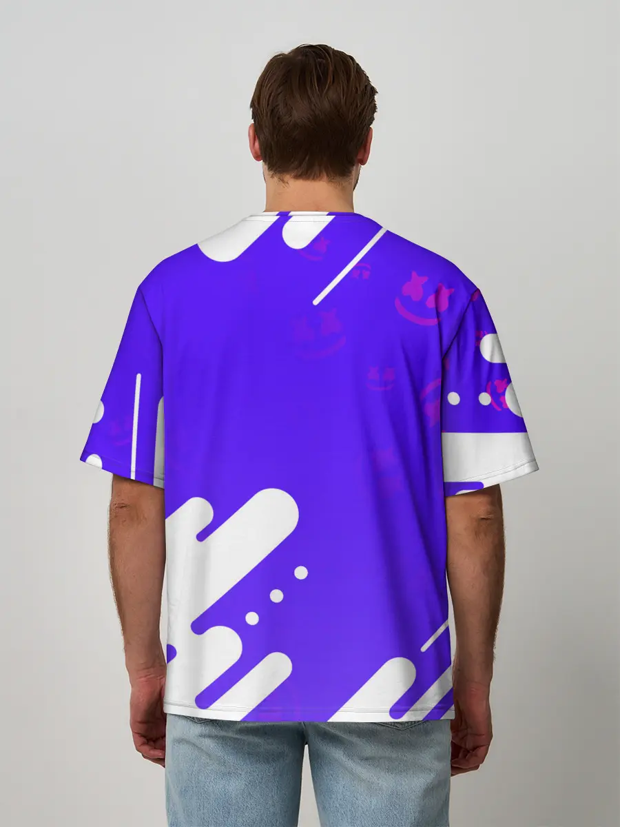 Мужская футболка оверсайз / MARSHMELLO / МАРШМЕЛЛОУ