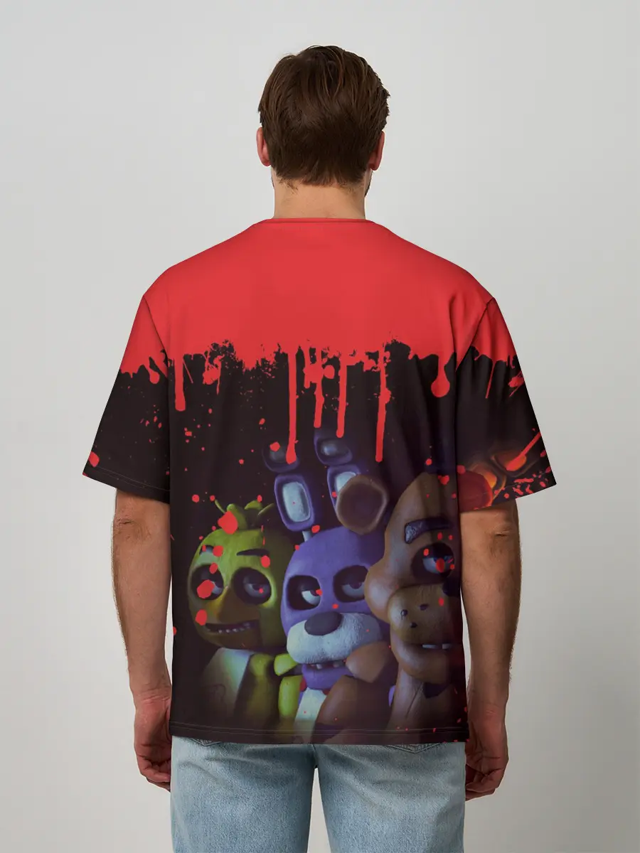 Мужская футболка оверсайз / Five Nights At Freddys