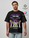 Мужская футболка оверсайз / Minecraft THE END