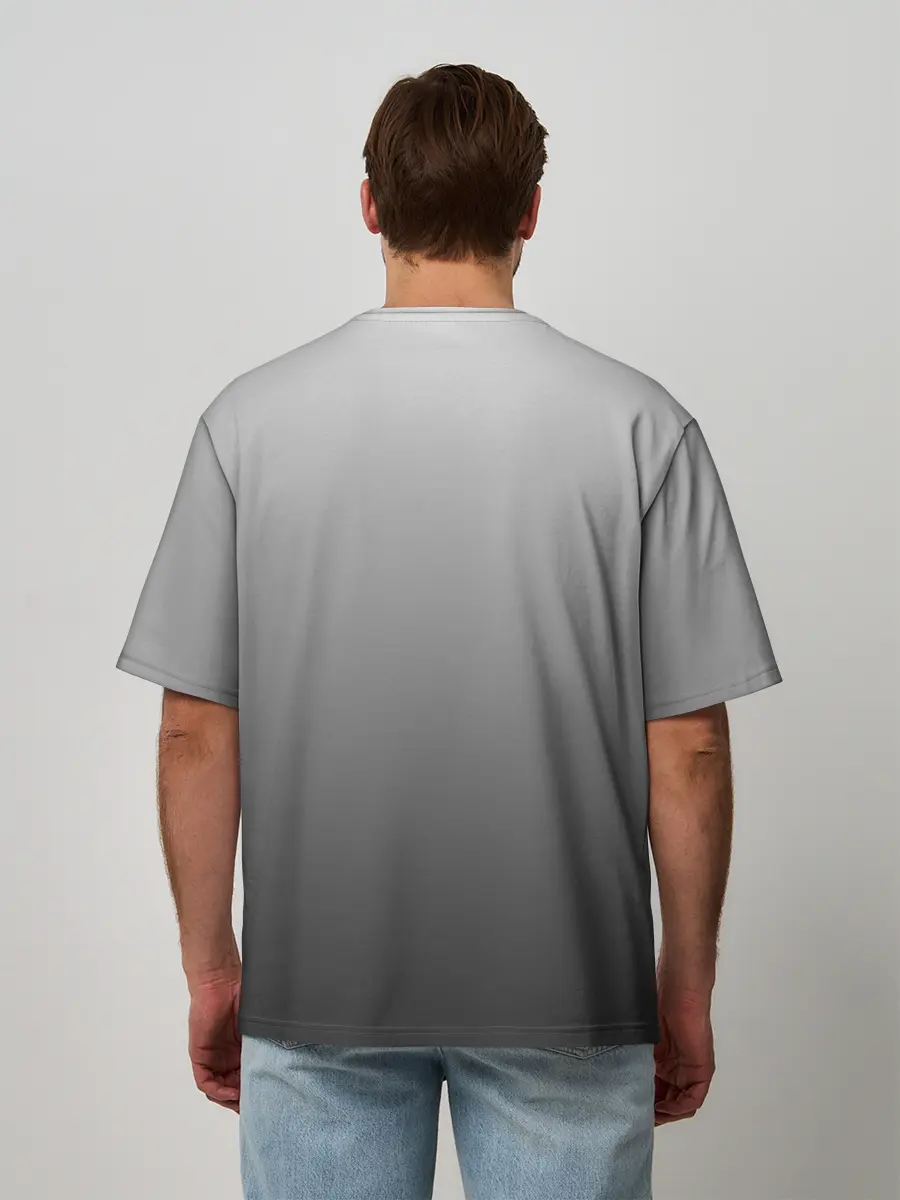 Мужская футболка оверсайз / Мрачный Каонаси