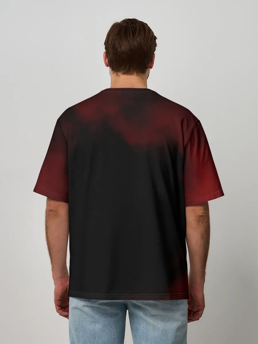 Мужская футболка оверсайз / Ханами Магическая битва