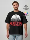 Мужская футболка оверсайз / Siren Head