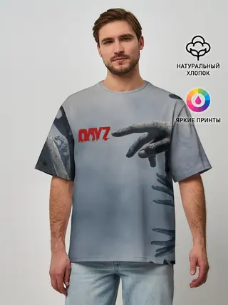 Мужская футболка оверсайз / DAYZombie | ДЕЙЗИ