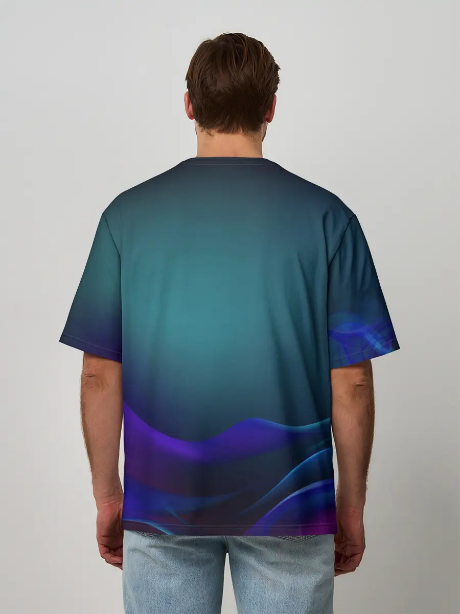 Мужская футболка оверсайз / Hollow Knight x Hades