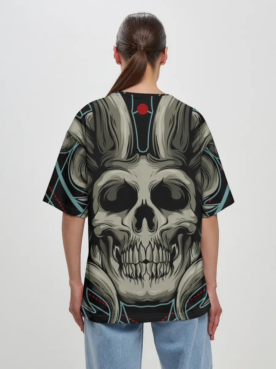 Женская футболка оверсайз / Metallica