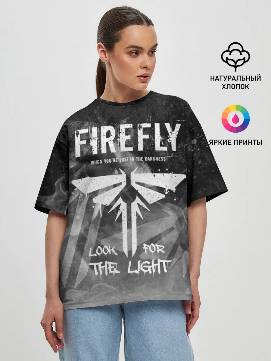 Женская футболка оверсайз / THE LAST OF US