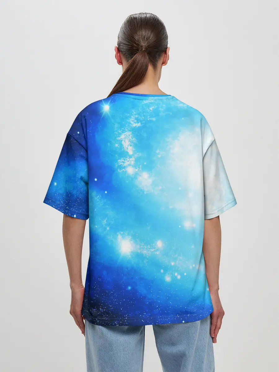 Женская футболка оверсайз / ЗВЕЗДНОЕ НЕБО