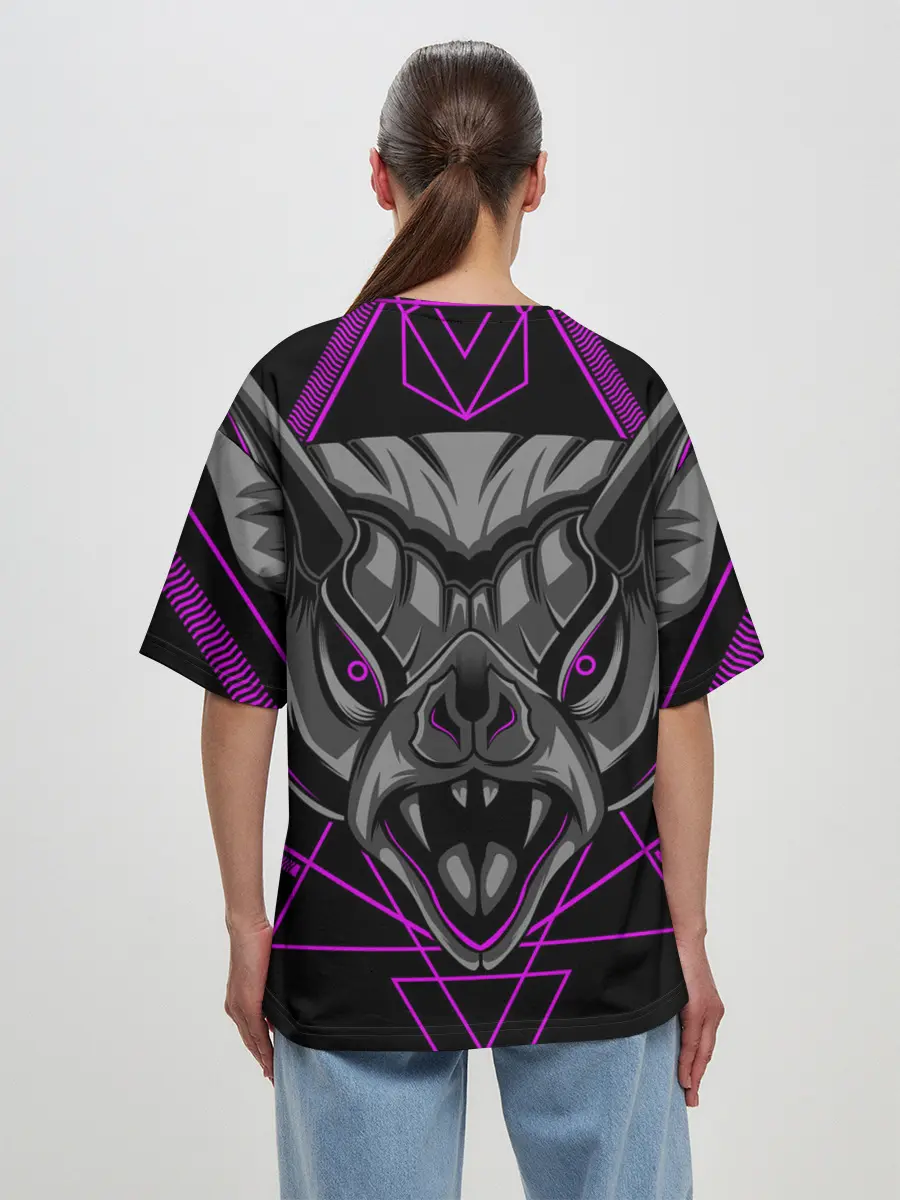 Женская футболка оверсайз / Hollywood Undead