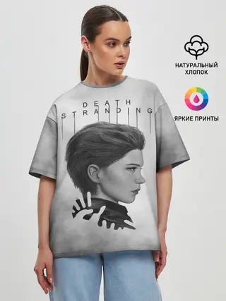 Женская футболка оверсайз / Death Stranding