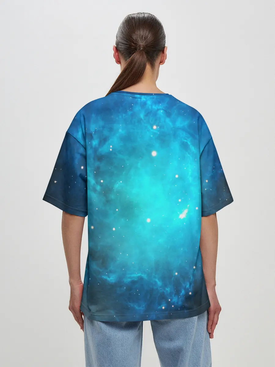 Женская футболка оверсайз / ЗВЕЗДЫ