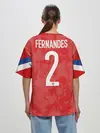 Женская футболка оверсайз / Fernandes home EURO 2020