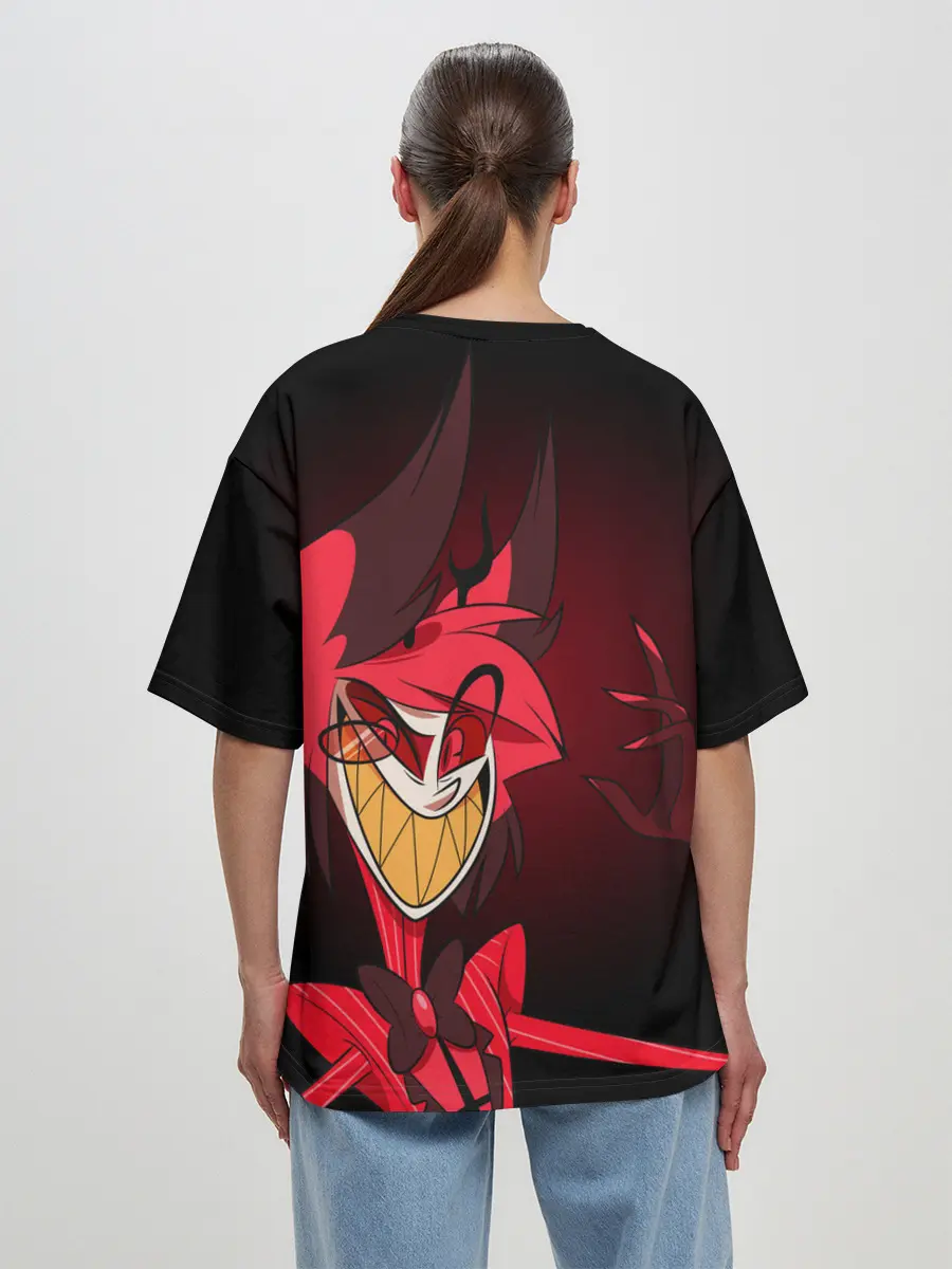 Женская футболка оверсайз / ОТЕЛЬ ХАЗБИН АЛАСТОР