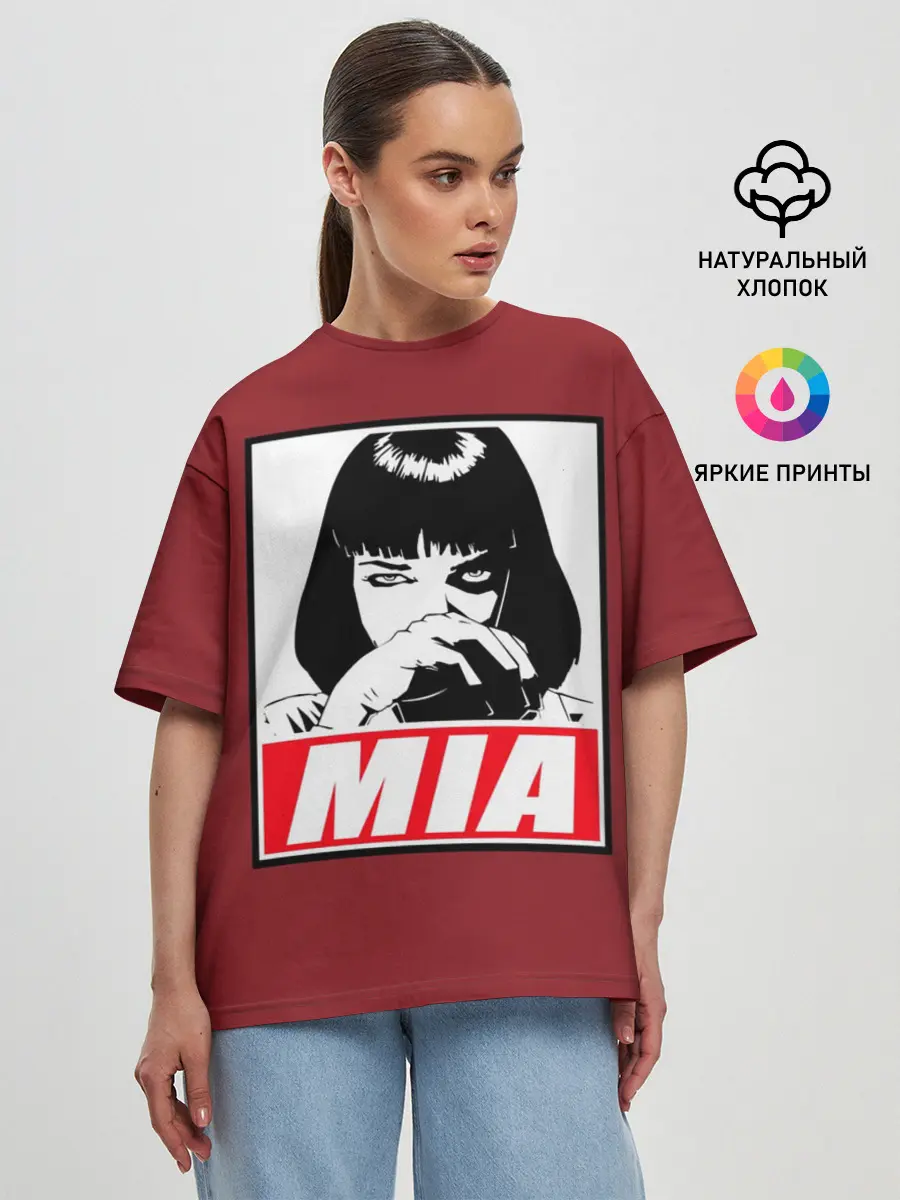 Женская футболка оверсайз / MIA