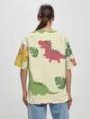 Женская футболка оверсайз / Динозаврики