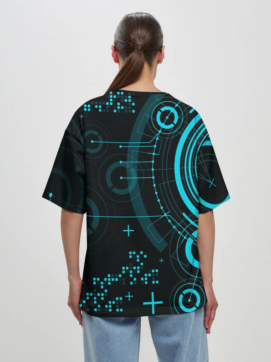 Женская футболка оверсайз / SpaceX