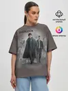 Женская футболка оверсайз / SHERLOCK | ШЕРЛОК