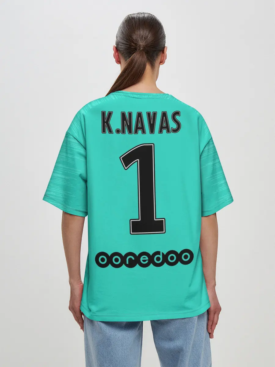 Женская футболка оверсайз / Navas GK away 19-20