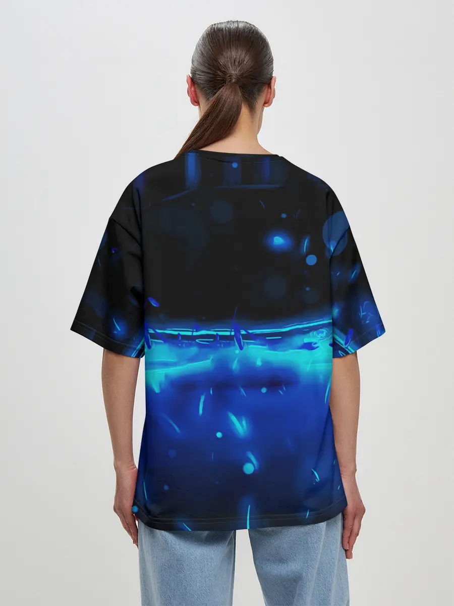 Женская футболка оверсайз / UNDERTALE