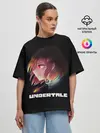 Женская футболка оверсайз / UNDERTALE