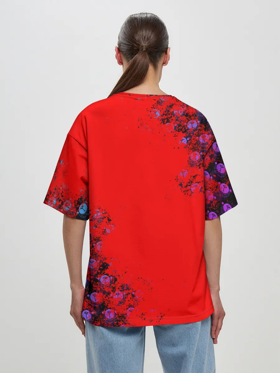 Женская футболка оверсайз / Hazbin Hotel Alastor