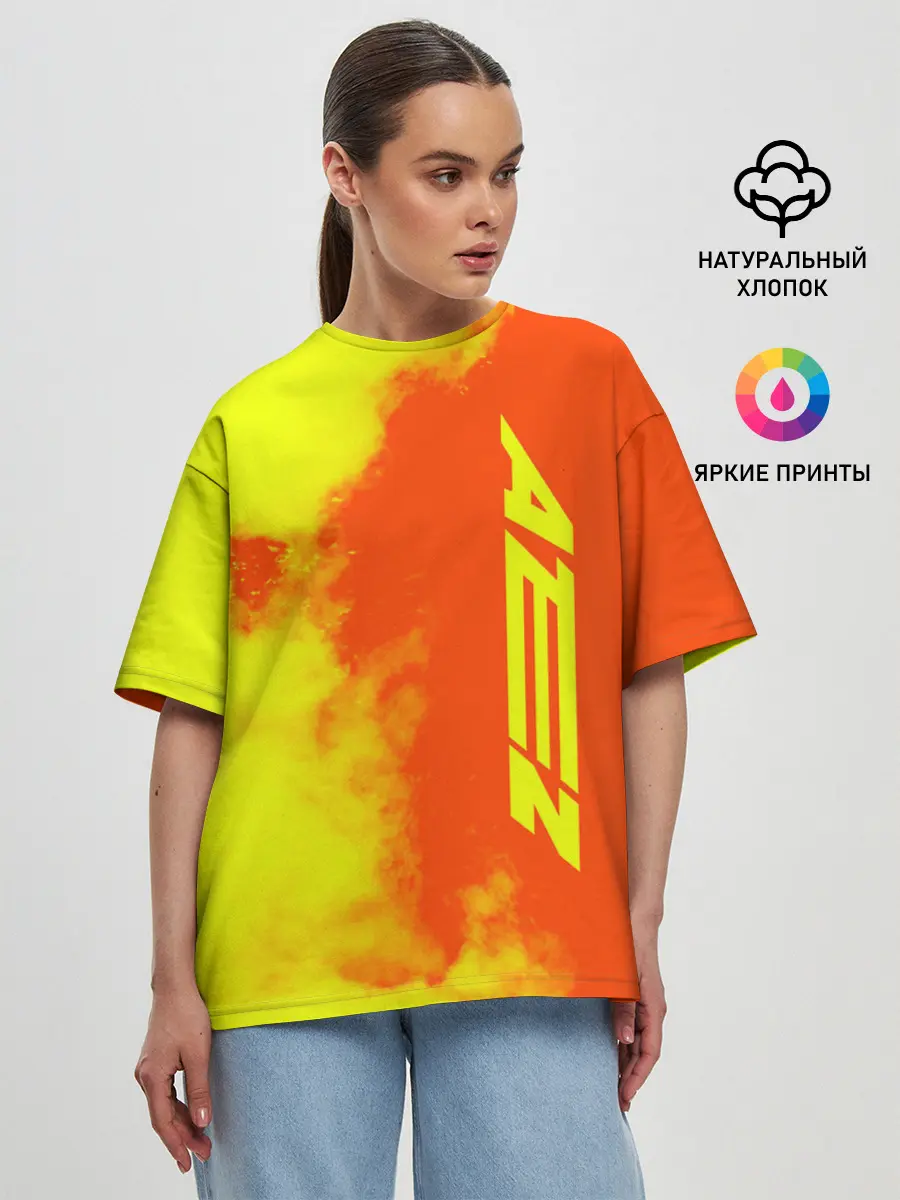 Женская футболка оверсайз / Ateez