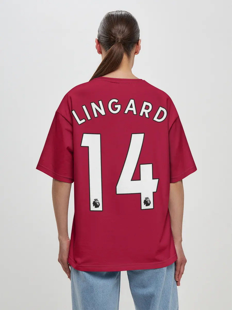 Женская футболка оверсайз / Lingard Manchester United