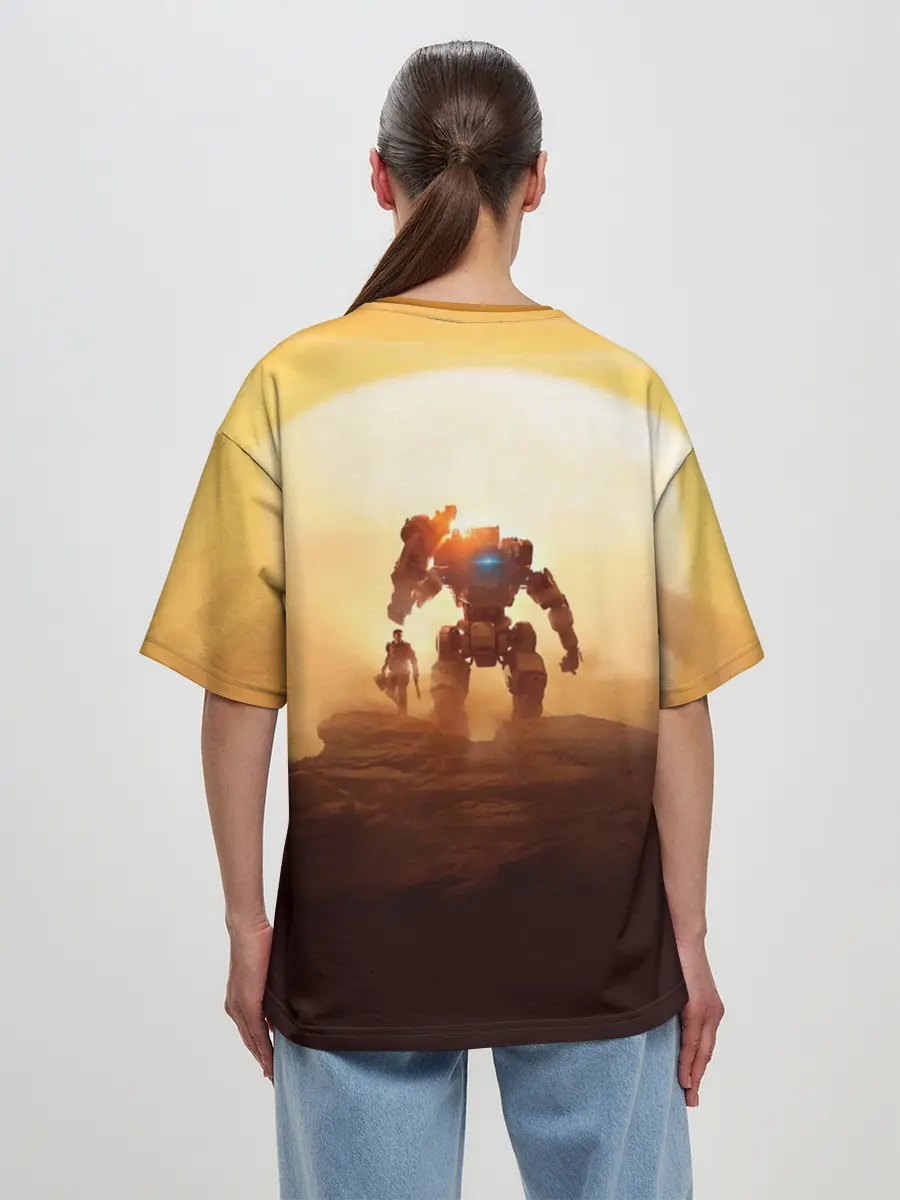 Женская футболка оверсайз / Titanfall