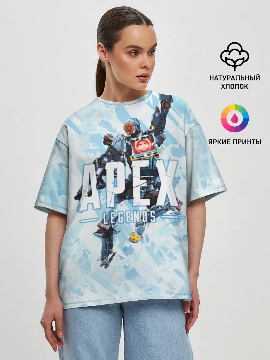 Женская футболка оверсайз / APEX LEGENDS - Pathfinder
