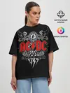 Женская футболка оверсайз / AC/DC