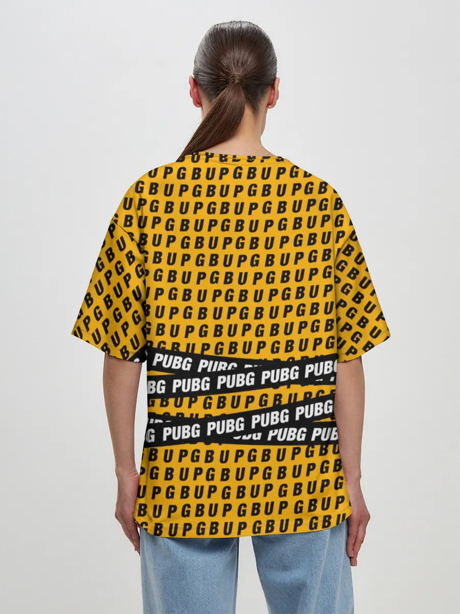 Женская футболка оверсайз / PUBG