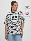 Женская футболка оверсайз / MARSHMELLO