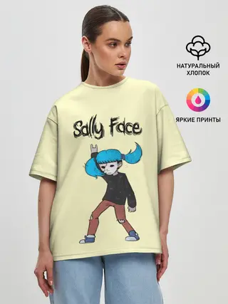 Женская футболка оверсайз / Sally Face