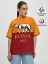Женская футболка оверсайз / Рома
