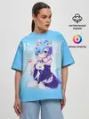 Женская футболка оверсайз / Re:Zero. Рем