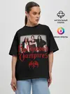 Женская футболка оверсайз / Hollywood Vampires