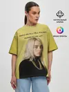 Женская футболка оверсайз / billie eilish