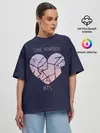 Женская футболка оверсайз / Love Yourself BTS