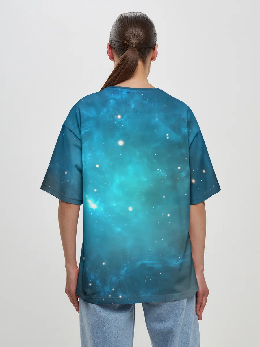 Женская футболка оверсайз / ночная фурия