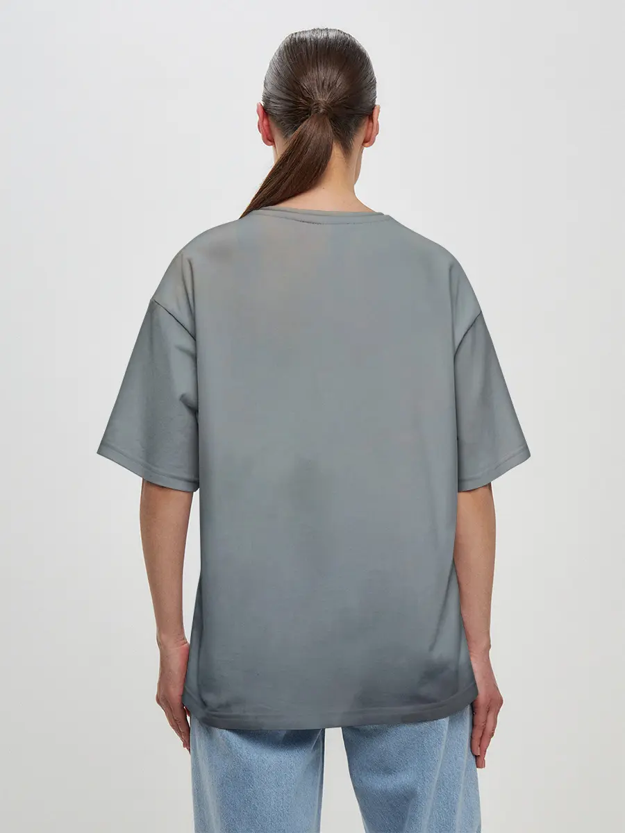 Женская футболка оверсайз / Сири