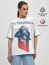 Женская футболка оверсайз / Titanfall