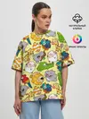 Женская футболка оверсайз / Зоопарк